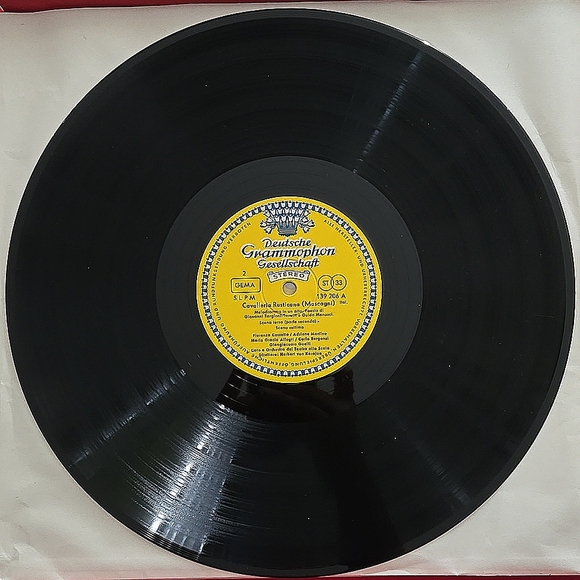 Karajan MASCAGNI Cavalleria Rusticana LEONCAVALLO I Pagliacci - DGG 3LP 1966 - Picture 9 of 12